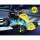 Rigo Kids Blue Pedal Go Kart: Safe Racing Car with Plastic Tyres, Durable Frame, and 3-Point Steering, Ages 3+