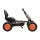 Rigo Kids Pedal Go Kart 84cm with Forward Reverse Drive and Treaded Plastic Wheels Black 30kg Capacity