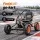 Rigo Kids Pedal Go Kart 84cm with Forward Reverse Drive and Treaded Plastic Wheels Black 30kg Capacity