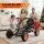 Rigo Kids Pedal Go Kart 84cm with Forward Reverse Drive and Treaded Plastic Wheels Black 30kg Capacity