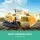 Keezi Kids Ride On Excavator Toy - Realistic Digger with Safety Helmet, Anti-Slip Tyres, 46-95cm, Ages 3-6, Yellow