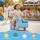 Keezi Kids Ride On Push Car Blue with Storage 135° Steering Limit Foot to Floor Toy 67x31.5x43cm 20kg