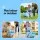 Keezi Kids Ride On Push Car Blue with Storage 135° Steering Limit Foot to Floor Toy 67x31.5x43cm 20kg