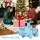 Keezi Kids Ride On Push Car Blue with Storage 135° Steering Limit Foot to Floor Toy 67x31.5x43cm 20kg