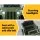 Rigo Kids 12V Electric Jeep: Military-Inspired Olive Ride-On with Remote, Music, Lights & Safety Features for Ages 3+