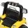 RIGO Kids Electric Bulldozer Ride-On Car with Remote Control, 6V Battery, Anti-Slip Tyres, Music, Lights - Yellow