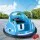 Rigo Kids Ride On Bumper Car - Electric Blue, Angry Birds Stickers, Remote Control, 360° Spin, Music & LED Lights