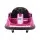 Rigo Kids Pink 6V Electric Ride-On Bumper Car with Remote Control, Safety Belt, and Fun Features for Ages 3+