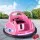 Rigo Kids Pink Electric Ride On Bumper Car, 360° Spin, Angry Birds Stickers, Remote Control, Safety Belt, Ages 3+