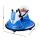 Rigo 12V Kids Bumper Ride-On Car with Remote Control, Dual 25W Motors and Safety Belt Blue