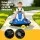 Rigo 12V Kids Bumper Ride-On Car with Remote Control, Dual 25W Motors and Safety Belt Blue