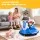 Rigo 12V Kids Bumper Ride-On Car with Remote Control, Dual 25W Motors and Safety Belt Blue