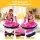 Rigo 12V Kids Bumper Ride-On Car with Remote Control and Three-Point Safety Belt Pink