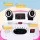 Rigo 12V Kids Bumper Ride-On Car with Remote Control and Three-Point Safety Belt Pink