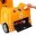 Rigo Kids 12V Ride On Garbage Truck with Police Light, Remote Control, Safety Belt, Yellow – 3+ Years, 30kg Capacity