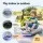 Rigo Kids Ride On Car with Detachable Mop Kit 12V 6L Storage Variable Speed Grey with Telescopic Handle