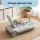 Rigo Kids Ride On Car with Detachable Mop Kit 12V 6L Storage Variable Speed Grey with Telescopic Handle