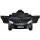 Rigo Kids Electric Ride On Car Licenced 12V Black, Music, Remote Control, Twin Motors, Seat Belt, Ages 3+, Outdoor Toy
