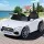 Rigo Kids Electric Ride On Car Licenced 12V White with Remote, Music, Safety Belt, Twin Motors, Ages 3+, 89cm