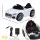 Rigo Kids Electric Ride On Car Licenced 12V White with Remote, Music, Safety Belt, Twin Motors, Ages 3+, 89cm