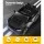Rigo Kids Electric Land Rover Evoque Ride-On Car - 12V Battery, Remote Control, Black, 4-Wheel Suspension, Safety Belt