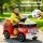 Rigo Kids Electric Ride-On Fire Engine Truck with Water Gun, Music, Remote Control, Flashing Lights, and Siren Sounds