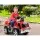 RIGO Kids 6V Electric Fire Engine Ride-On Truck - Realistic Controls, Bubble Guns, Flashing Lights, 4-Wheel Suspension