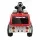 RIGO Kids 6V Electric Fire Engine Ride-On Truck - Realistic Controls, Bubble Guns, Flashing Lights, 4-Wheel Suspension