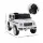 Mercedes-Benz Licenced Kids Ride On Car G500 12V Electric White with Remote, Horn, Music, Safety Belt, 107cm