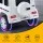 Mercedes-Benz Licenced Kids Ride On Car G500 12V Electric White with Remote, Horn, Music, Safety Belt, 107cm