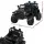Rigo Kids 12V Black Electric Jeep Ride-On Car with Remote, Safety Belt, Twin Motors, Music & LED Lights, Ages 3+