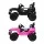 Rigo 2 Electric Kids Ride On Car Black Pink Off-Road Remote Control Twin Motor 12V 4.5Ah 4-wheel suspension Music Horn