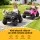 Rigo 2 Electric Kids Ride On Car Black Pink Off-Road Remote Control Twin Motor 12V 4.5Ah 4-wheel suspension Music Horn