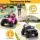 Rigo 2 Electric Kids Ride On Car Black Pink Off-Road Remote Control Twin Motor 12V 4.5Ah 4-wheel suspension Music Horn