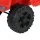 Rigo Kids 12V Electric Ride On Jeep Car – Red, Remote Control, Safety Belt, Music, 4-Wheel Suspension, Ages 3+