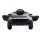 RIGO Kids 12V Electric Ride On Car - Maserati-Inspired Toy with Remote, Music, Safety Belt, Black Finish, Ages 3+