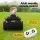 RIGO Kids 12V Electric Ride On Car - Maserati-Inspired Toy with Remote, Music, Safety Belt, Black Finish, Ages 3+