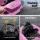 RIGO Kids 12V Electric Ride-On Car - Pink, Remote Control, Music, Headlights, Safe Seat Belt, Ages 3+, Maserati-Inspired