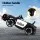 Rigo Kids 12V Electric Ride On Police Car - Black, Battery Powered, Remote Control, Safety Seat Belt, Ages 3+
