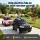 Rigo Kids Electric Ride-On Cars Black and Pink Set with Remote Controls for Ages 3 to 6