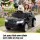 Rigo Kids Electric Ride-On Cars Black and Pink Set with Remote Controls for Ages 3 to 6