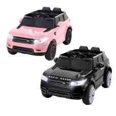 Rigo Kids Electric Ride-On Cars Black and Pink Set with Remote Controls for Ages 3 to 6
