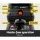 Rigo 12V Green Kids Electric Ride On Tractor with Detachable Trailer, LED Lights, Music, Safety Belt, and Keyless Start
