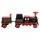 Rigo Kids 12V Ride On Train Car with Detachable Carriage, 2 Seater, MP3 Player and LED Headlights Red