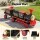 Rigo Kids 12V Ride On Train Car with Detachable Carriage, 2 Seater, MP3 Player and LED Headlights Red
