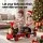 Rigo Kids 12V Ride On Train Car with Detachable Carriage, 2 Seater, MP3 Player and LED Headlights Red