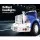 Rigo Kids Electric Ride On Car Truck - 6V Blue, Realistic Driving Experience, Anti-Slip Tyres, Built-In Music, Ages 3+