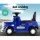 Rigo Kids Electric Ride On Car Truck - 6V Blue, Realistic Driving Experience, Anti-Slip Tyres, Built-In Music, Ages 3+