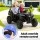 Rigo Black Kids Ride-On Car: Electric Toy with Remote, Headlights, Music, Safety Belt, 3+ Years, 120cm, 40kg Capacity