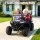 Rigo Black Kids Ride-On Car: Electric Toy with Remote, Headlights, Music, Safety Belt, 3+ Years, 120cm, 40kg Capacity
